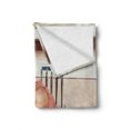thumbnail image 2 of Pin up Girl Soft Flannel Fleece Throw Blanket, Blue Eyed Woman Eating Cake and Licking Her Fingers Victory Rolled Hairs, Cozy Plush for Indoor and Outdoor Use, 50" x 70", Multicolor, by Ambesonne, 2 of 6