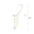 thumbnail image 4 of Pendientes de la boda Pendientes de aro de regalo cuelgan joyas de perlas Pendientes de fiesta, 4 of 8