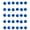 Blue, variant on Nearly Natural Gold Plastic Holiday Christmas 2.5" Shatterproof Ornament Set, 30 Count