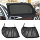 thumbnail image 1 of Parasol universal para ventana lateral de coche, 2 piezas de doble capa transpirable lateral de malla solar para ventana trasera de coche para bebé, 34,6 x 20,4 pulgadas, 1 of 5