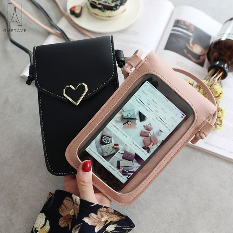 Gustave Cell Phone Bag PU Leather Crossbody Smartphone Purse