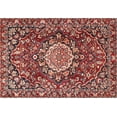 thumbnail image 1 of Ahgly Company Indoor Rectangle Traditional Red Persian Area Rugs, Swatch Sample, 1 of 6