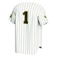 thumbnail image 3 of Youth GameDay Greats #1 White Iowa Hawkeyes Baseball Lightweight Fashion Jersey, 3 of 4