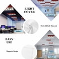 thumbnail image 5 of Red Plaid Christmas Fluorescent Light Covers, Snowman Xmas Tree Snowflake Winter Magnetic Light Covers for Ceiling Lights, Fluorescent Ceiling Shade Filters for Classroom Bedroom Office 4x2Ft x 1PCS, 5 of 8
