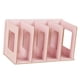 thumbnail image 3 of Estantería de madera para escritorio, organizador de archivos multifuncional para oficina, dormitorio Rosa, 3 of 9