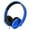 Blue & Black, variant on VIVEFOX Over Ear Headphones, Wired Stereo Headsets With Mic, Foldable Bass Headset for PC/Phone(Red)