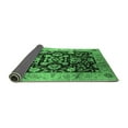 thumbnail image 2 of Ahgly Company Indoor Rectangle Oriental Emerald Green Traditional Area Rugs, 5' x 7', 2 of 4