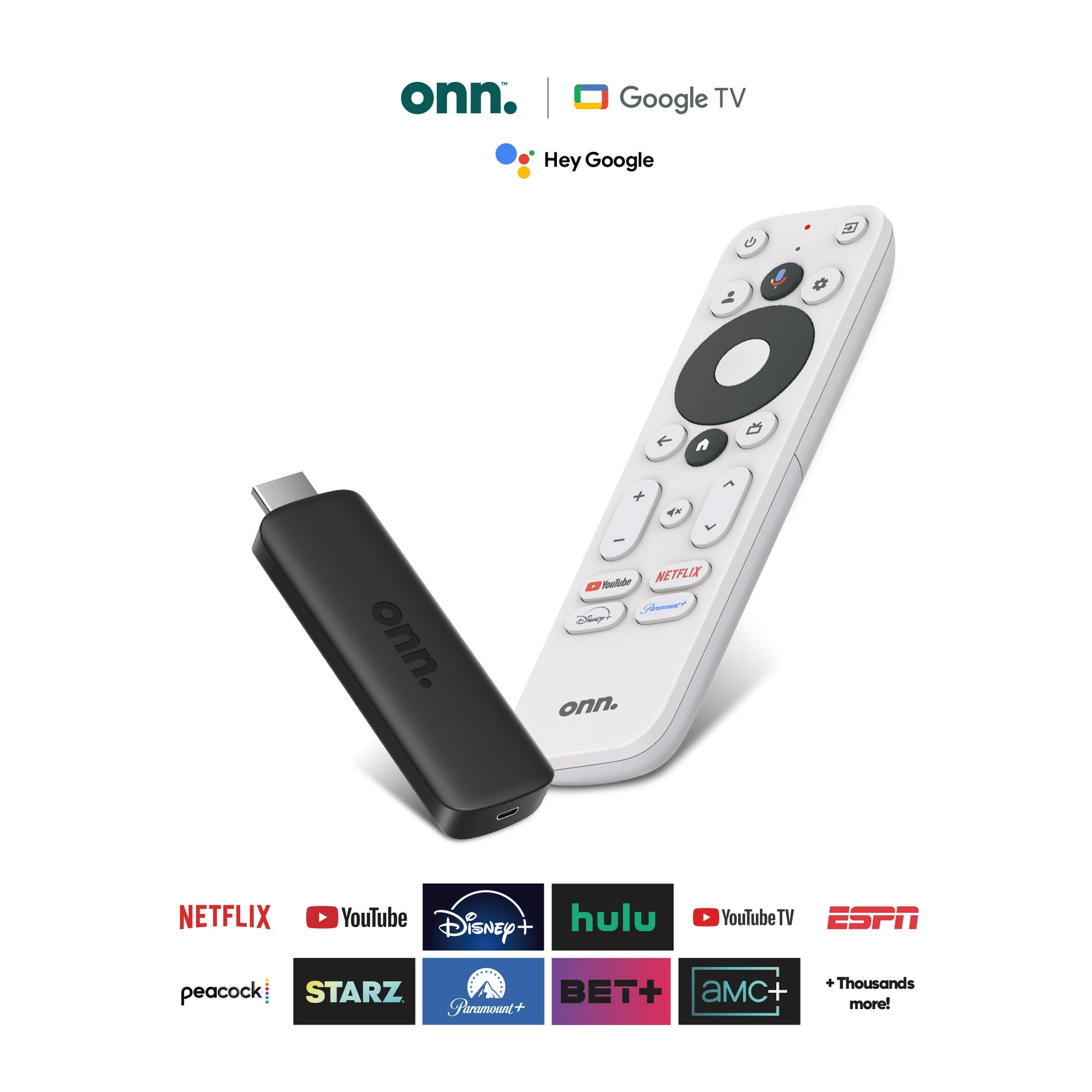 onn. Google TV Full HD Streaming Device (New, 2023)
