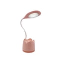 thumbnail image 2 of Hxlamzoo LED Desk Lamp for Home Office, Battery Operated Desk Light for Computer/Desktop - Small, Cute, 3 Colors, Rechargeable, Flexible Gooseneck, Pen Holder - Study Table Lamp for Bedroom Reading, 2 of 6