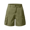 thumbnail image 7 of Odeerbi Teen Boys Girls Cargo Shorts Solid Color School Uniform Shorts with Pockets, 7 of 7