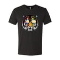 thumbnail image 3 of Funny Neon Summer California Beach Tiger | Mens Animal Lover Premium Tri Blend T-Shirt, Vintage Black, Small, 3 of 4