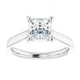 thumbnail image 2 of 2.00 Carat New Solitaire Princess Cut Moissanite Diamond Engagement Rings for Ladies Solid 950 Platinum Ring Size 3 by Diamond-Capitals, 2 of 6