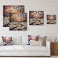 thumbnail image 4 of Designart "River at Night in Winter II" Landscapes Print on Natural Pine Wood, 4 of 5