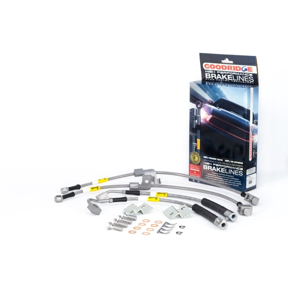 Goodridge 2015 Ford Mustang All Models G-Stop Stainless Steel Brake Lines