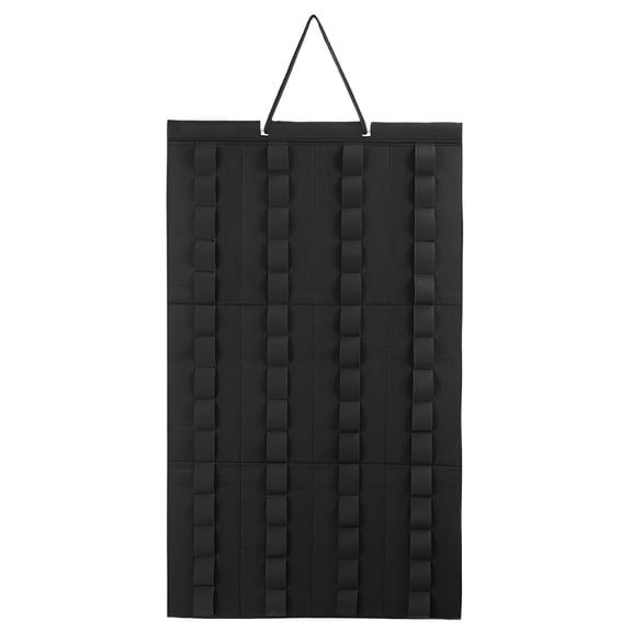 BESTSKY Hanging Organizer for Hot Wheels,Multiple Storage Pockets Toy Capacity Bags,Kids Toy Display Gift for Kids,Black