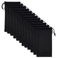 thumbnail image 2 of 12 Lot Black Micro Fib Sunglasses Carrying Pouch Case Bag Storage Sleeve Phone, 2 of 5