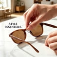thumbnail image 6 of Silicone Adhesive Nose Pads for Glasses D Shape Anti Slip Soft Eyeglass Nose Grips Stick On Comfort Bridge Pads for Sunglasses Reading Glasses Universal Eyewear Repair Accessories Men Women, Black, 6 of 8