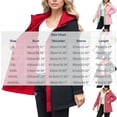 thumbnail image 3 of Bovxnpu Women's Casual Jackets Winter Reversible Mid Length Trench Coat Fashion Tops, 3 of 7