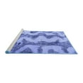 thumbnail image 2 of Ahgly Company Machine Washable Indoor Rectangle Abstract Blue Modern Area Rugs, 6' x 9', 2 of 4