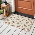 thumbnail image 4 of 2x3 Ft Entryway Area Rug, Country Flower Kitchen Rug Runner Washable Floor Mat, Pink Daisy Floral Retro Plant Leaf Non Slip Indoor Door Mat Throw Carpet for Bathroom Living Room Bedroom, 4 of 8