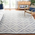 thumbnail image 3 of SAFAVIEH Vermont Trinity Floral Geometric Wool Area Rug, 8' x 10', Ivory/Blue, 3 of 9
