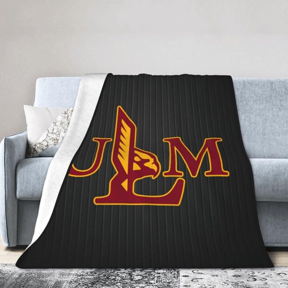 Ulm Warhawk Fleece Blanket, Very Soft Microfiber Flannel Blanket for Couch Warm and Cozy for All Seasons