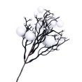 thumbnail image 1 of Chendee Artificial Christmas Glitter Berries Stems Xmas Tree Wreath Diy Decor,White, 1 of 8