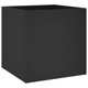 thumbnail image 1 of Caja para plantas vidaXL negra 40x40x40 cm de madera contrachapada para interior, 1 of 9