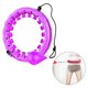 thumbnail image 3 of Aro ponderado para adultos y niños principiantes que hacen ejercicio 2 en 1 abdomen, fitness, pérdida de peso, masaje, 360  degree, giro automático, 24 nudo Púrpura Macarena aro de deporte, 3 of 7
