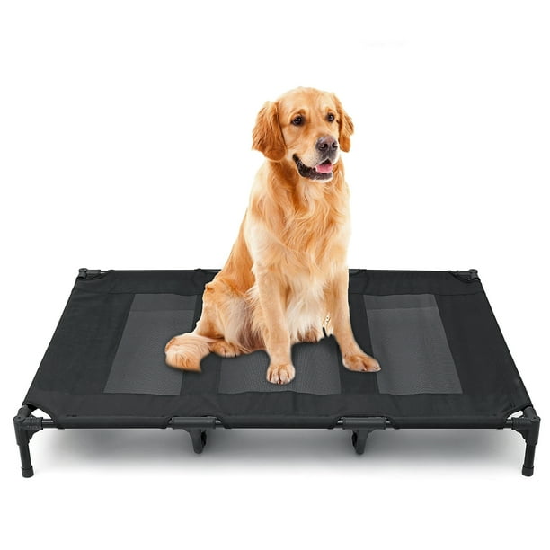 Foldable Cooling Cot Pet Dog Bed, Elevated Folding Cooling Summer Pet