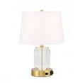 thumbnail image 1 of Elegant Decor TL3047BR Wendolyn 1 Lampe de Table en Laiton Léger, 1 of 1