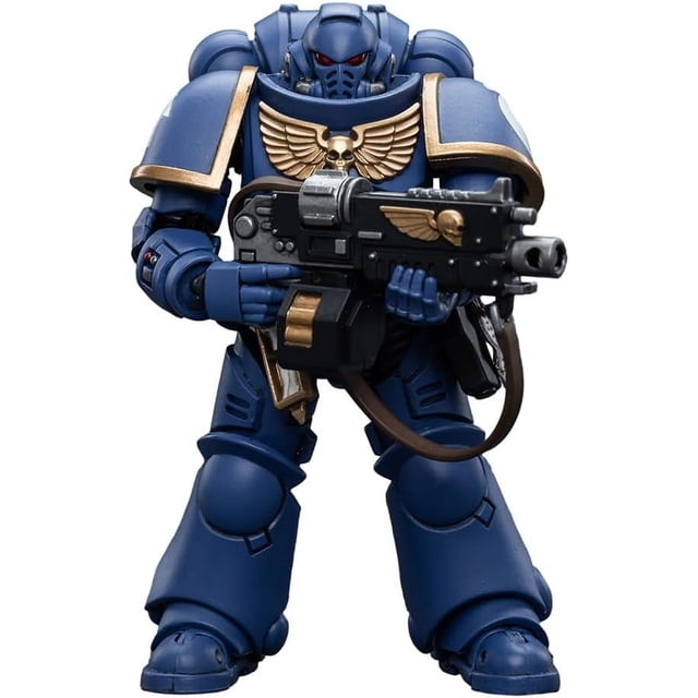 Figura de acción 40K - JOYTOY Ultramarines Intercessors Modelo a escala 1:18 JT6632 | Figuras de acción invencibles imprescindibles para coleccionistas de Warhammer