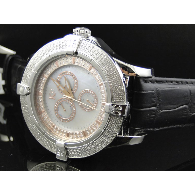White Finish Techno Com KC White Mother Pearl Face Diamond 