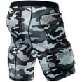 thumbnail image 2 of Padded Compression Shirt Chest Protector Undershirt for Football Soccer Paintball Shirt, 2 of 7