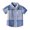 Blue, variant on Back to School Clothes for Teen Boys Boys Button Up Shirt,Toddler Boys Short Sleeve Cartoon Plaid Prints Gentleman T Shirt Tops Girls Fashion Size 8-9 Years,Green
