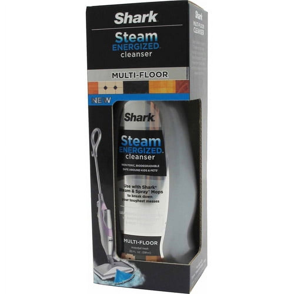 Shark 10oz Steam Energized Cleanser Multi-Floor Refill for Steam Mop,  Waterfall Fresh, Pack of 3, USA Made