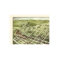 thumbnail image 3 of Historic Panoramic View - Holyoke Massachusetts - Bailey 1877 - 23 x 30.90 - Vintage Wall Art, 3 of 5