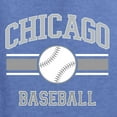 thumbnail image 6 of Wild Bobby City of Chicago CHI American Baseball Fantasy Fan Sports Unisex Crewneck Sweatshirt, Vintage Heather Blue, X-Large, 6 of 6