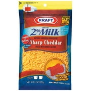 Kraft 2% Sharp Cheddar Shredded, 8 Oz.