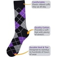 thumbnail image 2 of BG Premium Men's Dress Socks 3 Pairs Gift Set - Fits 10-13 - Solid, Striped, Argyle & More, 2 of 7