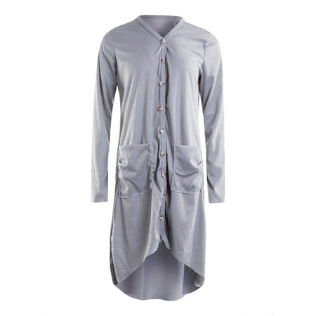 kimono ribbed duster cardigan fringe boho knit wrap solid sleeve open