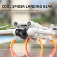 thumbnail image 3 of Mini 3 Pro Train d'Atterrissage Jambe Pliable pour DJI Mini 3 Pro Libération Rapide Hauteur Rallonge Jambe pour Accessoires DJI Mini 3 Pro, Gris, 3 of 9