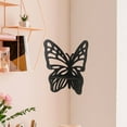 thumbnail image 4 of sunsanly Butterfly Storage Rack Corner Shelf Strong Load-bearing Easy to Assemble Wall Corner Bracket Crystal Display Shelf Decoration, 4 of 7