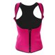thumbnail image 1 of Body Shaper sin costuras para mujer Chaleco Entrenador de cintura Cincher Corset Más delgado Quemador de grasa Sudor Traje de sauna Camiseta sin manga Hot Pink XL Baoblaze Corsé de cremallera de mujer, 1 of 8