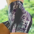thumbnail image 2 of IROINNID Women's Printed High-Waist Hip-Lifting Stretchy Running Fitness Stretchy Yoga Shorts, 2 of 6