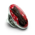 thumbnail image 2 of Black Ragdoll Tiffany Cat Kitten Hearts Love Metal 0.75" Lapel Hat Pin Tie Tack Pinback, 2 of 5