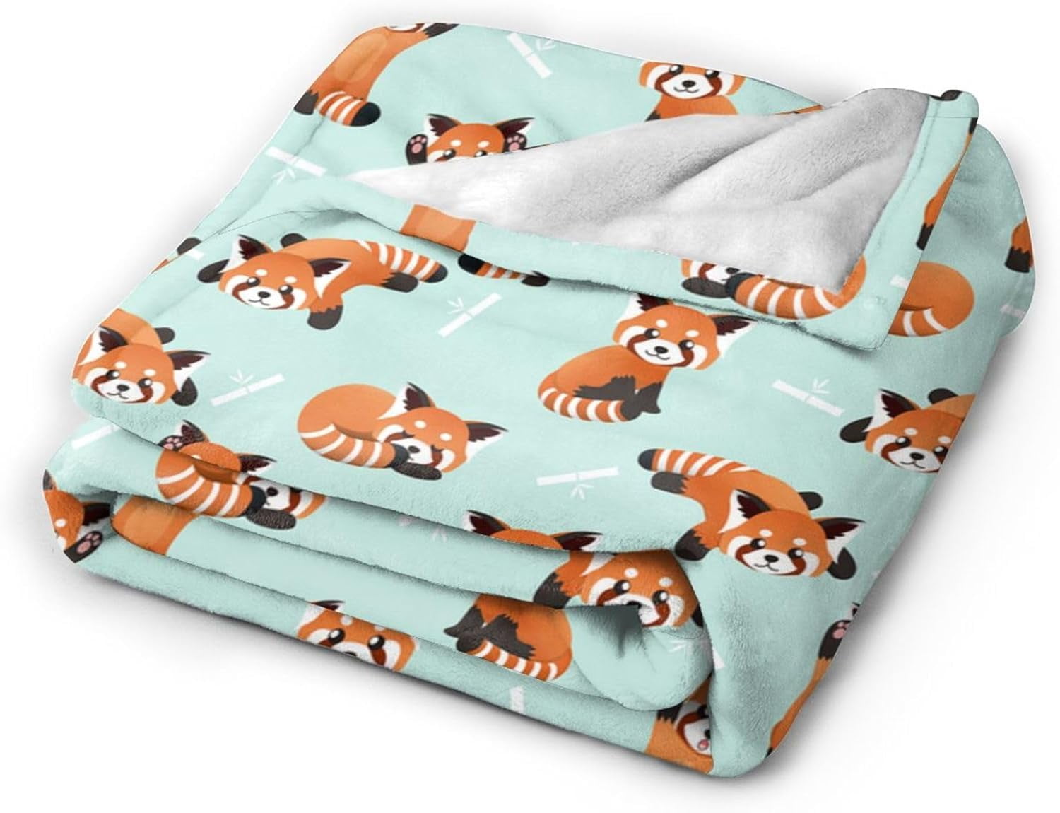Red Panda Gifts Flannel Fleece Throw Blanket Warm Cozy Plush Bed Blankets for Sofa Couch Bedroom 60"X50"