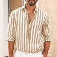 thumbnail image 1 of Camisa con estampado 3D para hombre, nueva línea 2024, primavera/verano, cuello vuelto, informal, de negocios, de manga larga, tallas S a 6XL, tela cómoda, 1 of 6
