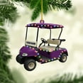 thumbnail image 6 of Personalized Golf Bag Christmas Ornaments Gift for Golf Lover Custom Golf Bag Ornament Ornament for Christmas Tree Hanging Gifts Golf Gifts for Men Dad Golf Cart Ornament (GCO15) - 3292 (Red), 6 of 7
