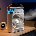 thumbnail image 3 of Ventilador USB, ventilador de pulverización de agua, ventilador refrigerado por agua, ventilador de escritorio pequeño con pulverización de niebla, rendimiento de primer nivel, 3 of 10
